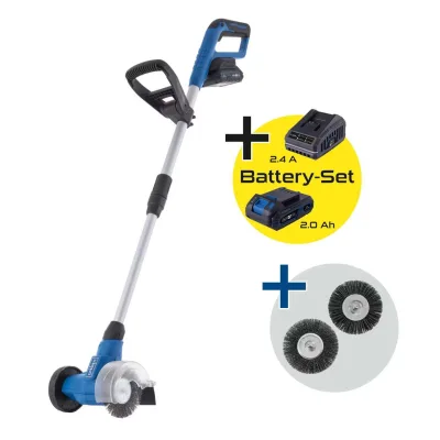 Scheppach Akku-Unkrautfugenbürste C-FR100-X - Set