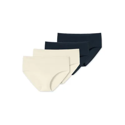 Schiesser Damen Midislip Uncover by Schiesser 4er Pack