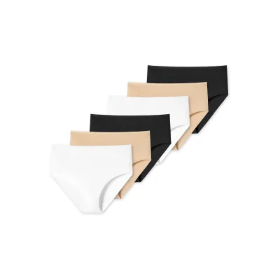 Schiesser Damen Midislip Uncover by Schiesser 6er Pack