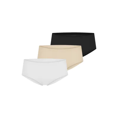 Schiesser Damen Panty Invisible Cotton 3er Pack
