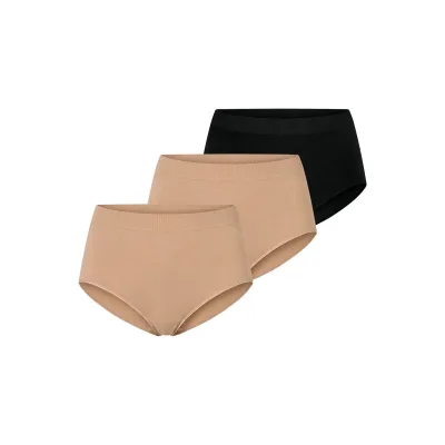 Schiesser Damen Slip Retro - Classic Seamless 3er Pack