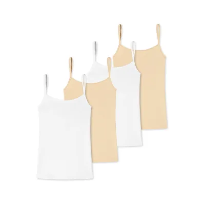 Schiesser Damen Spaghettitop Uncover by Schiesser 4er Pack