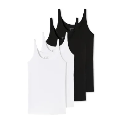 Schiesser Damen Tanktop 95-5 Serie 4er Pack