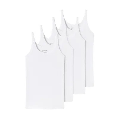 Schiesser Damen Tanktop 95-5 Serie 4er Pack