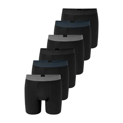 Schiesser Herren Langer Boxer 955 Multi 6er Pack