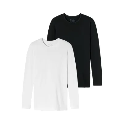 Schiesser Herren Longsleeve 95/5 Originals 2er Pack