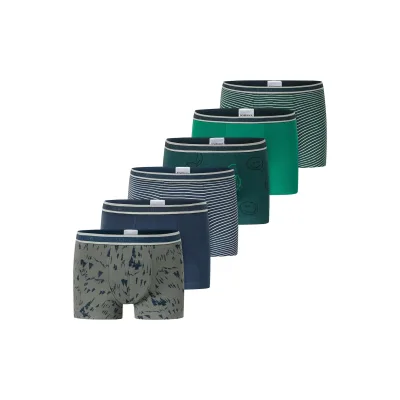 Schiesser Jungen Trunk 955 Multi 6er Pack