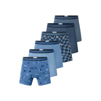 Schiesser Jungen Trunk 955 Multi 6er Pack