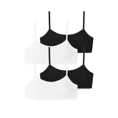 Schiesser Mädchen Bustier 95/5 Cotton 4er Pack
