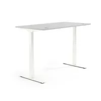 Schreibtisch FLEX MODUL 1.200 x 605-1.255 x 800 mm (B x H x T) weiß