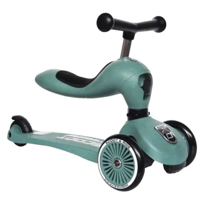 Scoot and Ride 2In1- Highwaykick 1 Dunkelgrün 24x37x55 cm