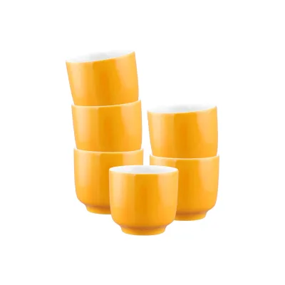 Seltmann Weiden Cappuccinotassen ohne Henkel Sento Home Pure Colors 300 ml 6er Set