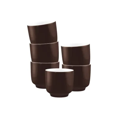 Seltmann Weiden Cappuccinotassen ohne Henkel Sento Home Pure Colors 300 ml 6er Set