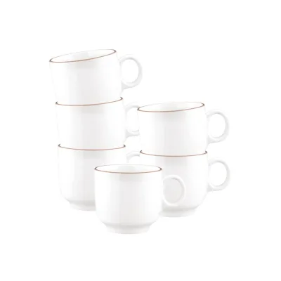 Seltmann Weiden Cappuccinotassen Sento Home Pure Lines 300 ml 6er Set