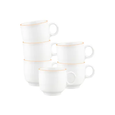 Seltmann Weiden Cappuccinotassen Sento Home Pure Lines 300 ml 6er Set