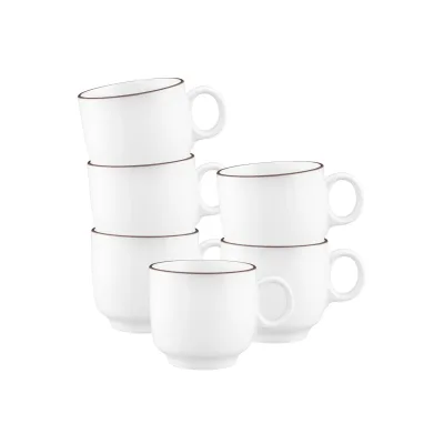 Seltmann Weiden Cappuccinotassen Sento Home Pure Lines 300 ml 6er Set