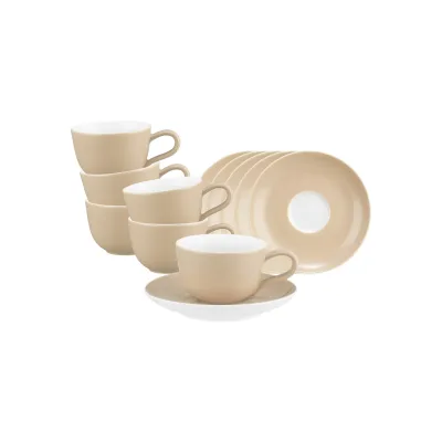 Seltmann Weiden Espressotasse mit Untertasse Liberty Pure Colors 90 ml 6er Set