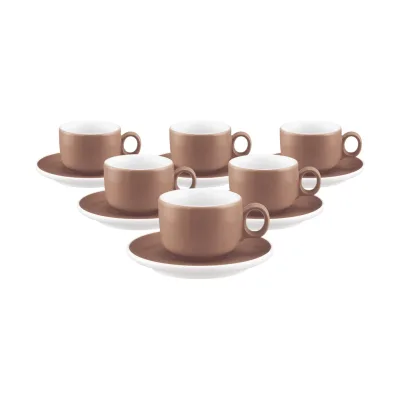 Seltmann Weiden Espressotassen mit Untertassen Sento Home Pure Colors 80 ml 6er Set