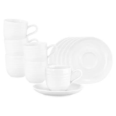 Seltmann Weiden Espressotassen mit Untertassen Terra 0,09 l 6er Set