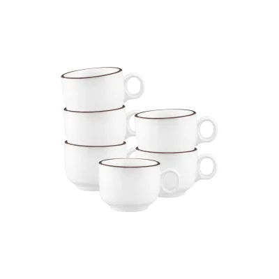 Seltmann Weiden Espressotassen Sento Home Pure Lines 80 ml 6er Set