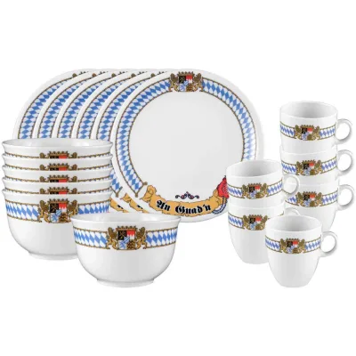 Seltmann Weiden Frühstücks-Set Compact Bayern 18-tlg.