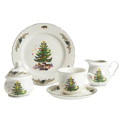 Seltmann Weiden Kaffeeservice Marieluise Weihnachten 20er Set