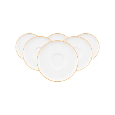 Seltmann Weiden Kombiuntertassen Sento Home Pure Lines ø 16,2 cm 6er Set