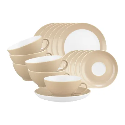 Seltmann Weiden Teeservice Liberty Pure Colors 18-tlg.