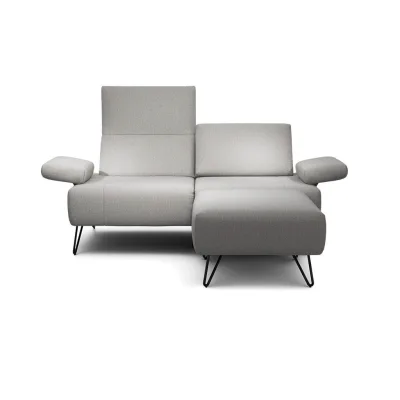 Sensoo 2-Sitzer-Sofa Cosy Hellgrau 164-194x85x86-94 cm