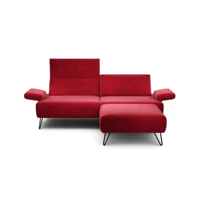 Sensoo 2,5-Sitzer Cosy Rot 204-234x85x86-94 cm