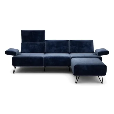 Sensoo 3-Sitzer-Sofa Cosy Dunkelblau 234-264x85x86-94 cm