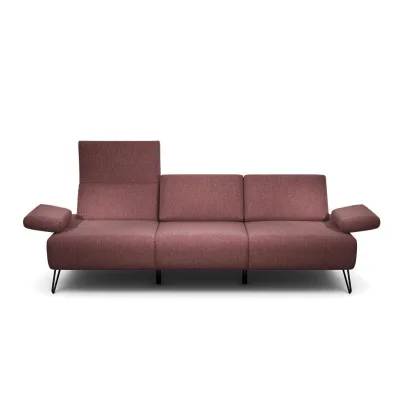 Sensoo 3-Sitzer-Sofa Cosy Rot 234-264x85x86-94 cm