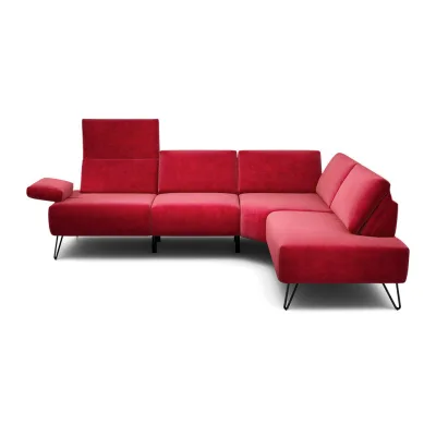 Sensoo Ecksofa Cosy Rot 193x249-263 cm