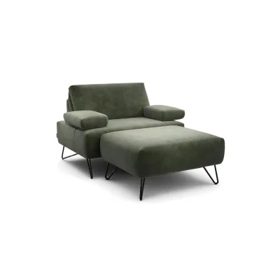 Sensoo Sesselset Cosy Waldgrün 114-142x85x86-94 cm