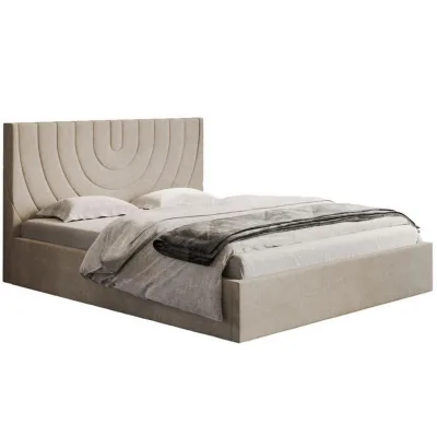Sepro Meble Bett Schwarz, Beige 180x200 cm