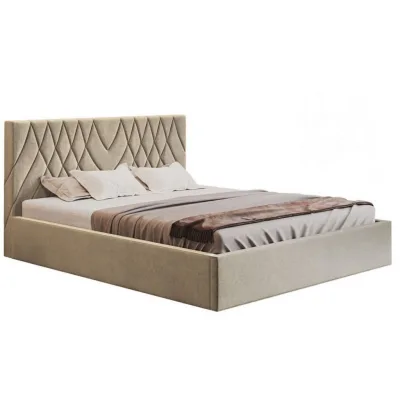 Sepro Meble Bett Schwarz, Beige 180x200 cm