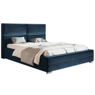 Sepro Meble Bett Schwarz, Dunkelblau, Blau 120x200 cm