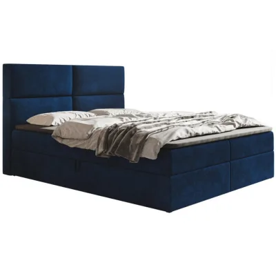 Sepro Meble Bett Schwarz, Dunkelblau, Blau 140x200 cm