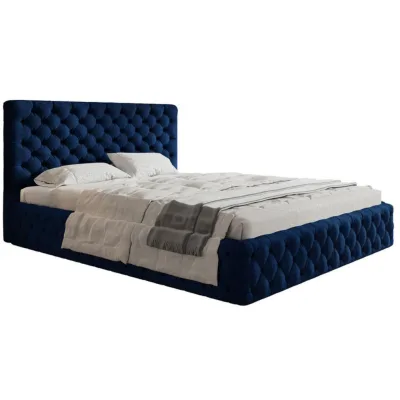 Sepro Meble Bett Schwarz, Grün, Dunkelblau, Blau 140x200 cm