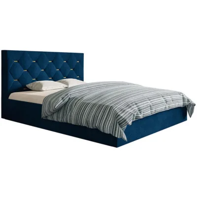 Sepro Meble Bett Schwarz, Grün, Dunkelblau, Blau, Gold 140x200 cm