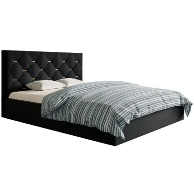 Sepro Meble Bett Schwarz, Grün, Gold 180x200 cm