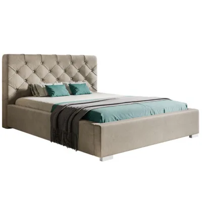 Sepro Meble Bett Weiß, Schwarz, Beige 200x200 cm