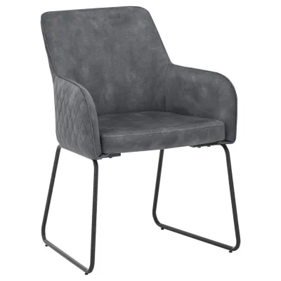 SetOne by Musterring Armlehnstuhl Anthrazit, Schwarz 60.5x85x63 cm