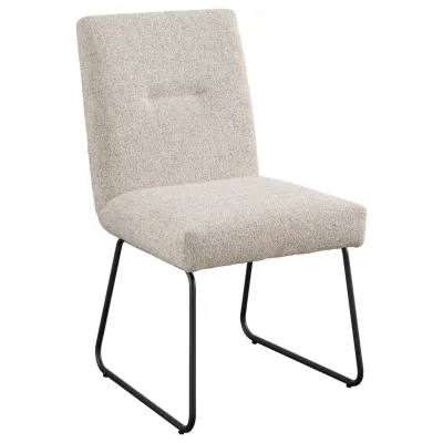 SetOne by Musterring Stuhl Schwarz, Beige 51.5x92.5x65 cm