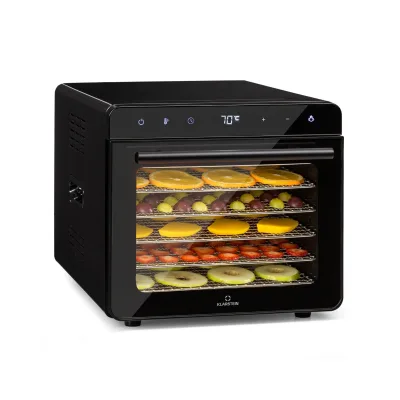 Shaftesbury Dörrautomat 700W Timer-Funktion 35-85°C digitales   Touch-Display Schwarz