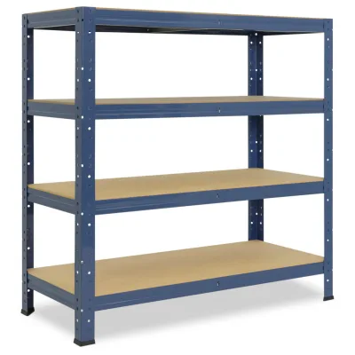 shelfplaza Schwerlastregal Blau 100x100x60 cm