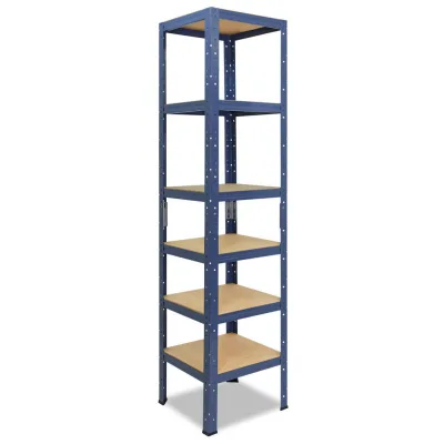 shelfplaza Schwerlastregal Blau 40x230x40 cm