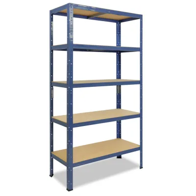 shelfplaza Schwerlastregal Blau 45x155x30 cm