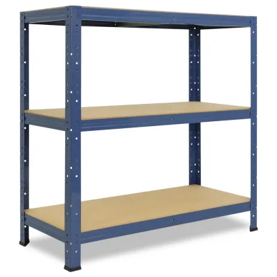 shelfplaza Schwerlastregal Blau 75x100x45 cm