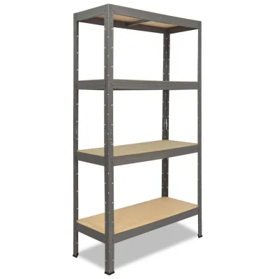shelfplaza Schwerlastregal Grau 80x180x45 cm